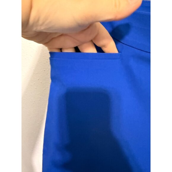 Chicos Capri Pants Womans Blue Cutout Hem Womans 2-12 - Picture 5 of 5